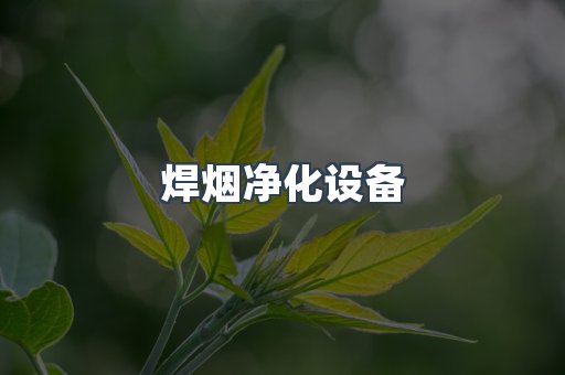 焊烟净化设备